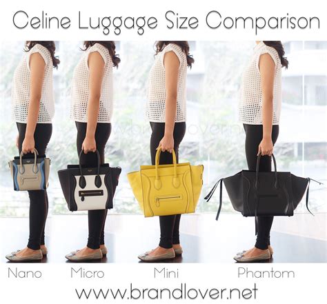 celine shoulder luggage bag|celine luggage bag size comparison.